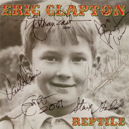 Eric Clapton (エリック・クラプトン)直筆サイン入り2001ツアーパンフ 
