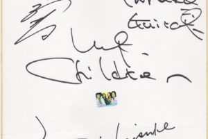 Mr.Children (ミスターチルドレン)直筆サイン入り色紙（北海道のラジオ番組『 船守さちこのスーパーランキング』の当選品）
